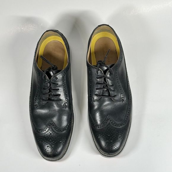 Cole Haan Grand OS Wingtip Oxford Shoes Men’s Size 11 M Black C21198 - Picture 2 of 15